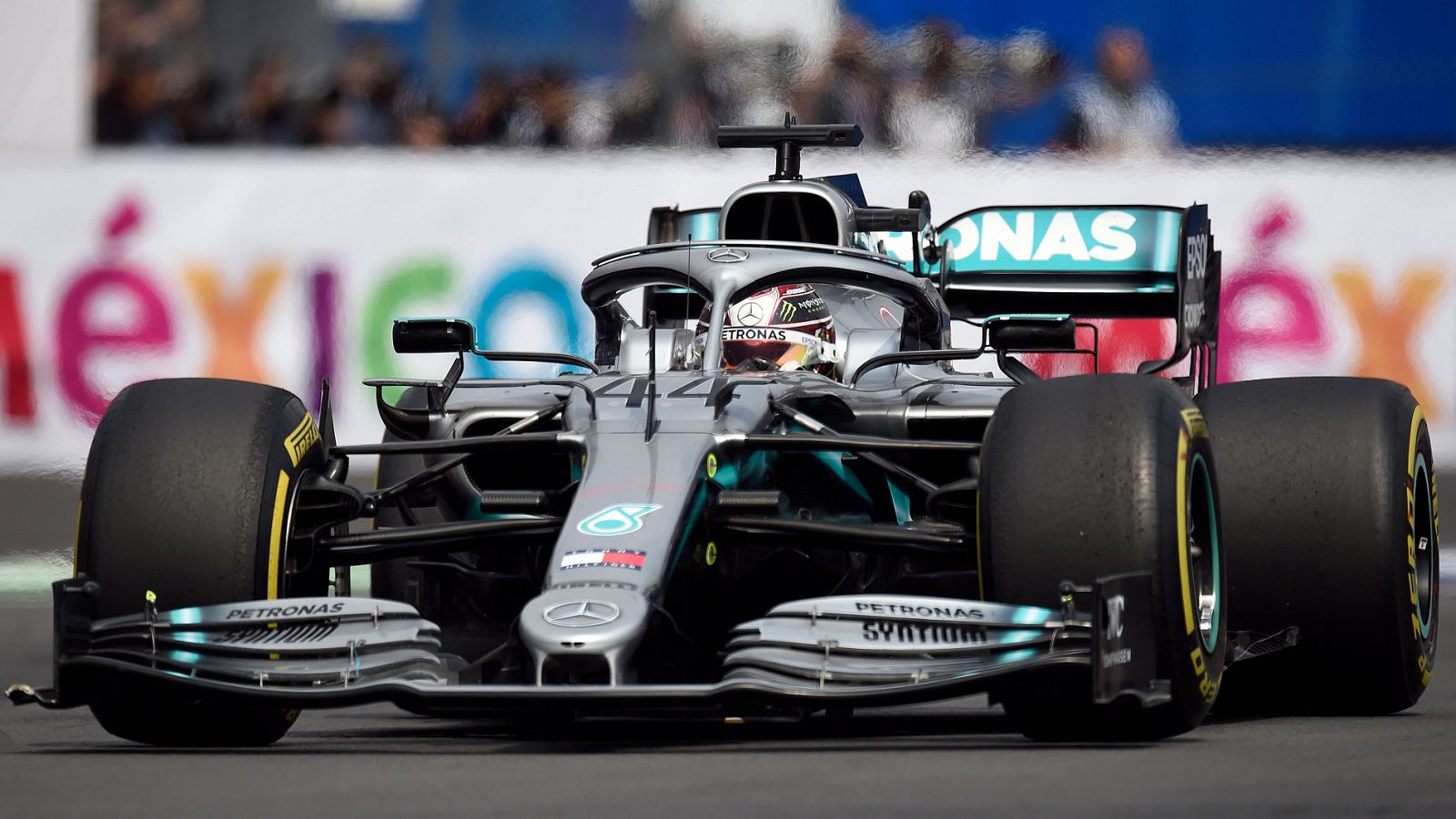 Lewis Hamilton, en el GP de México.