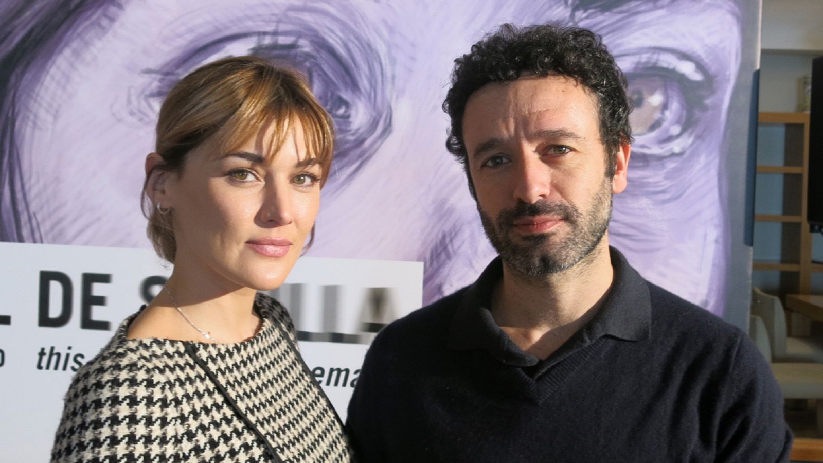 Marta Nieto y Rodrigo Sorogoyen en el Festival de Cine de Sevilla