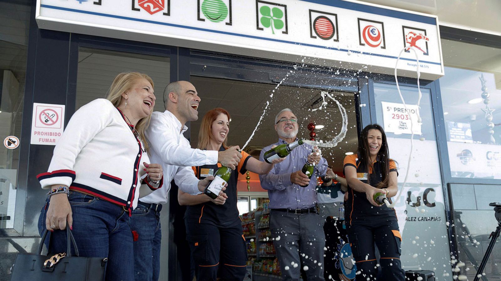 La gasolinera de la suerte de Granadilla de Abona