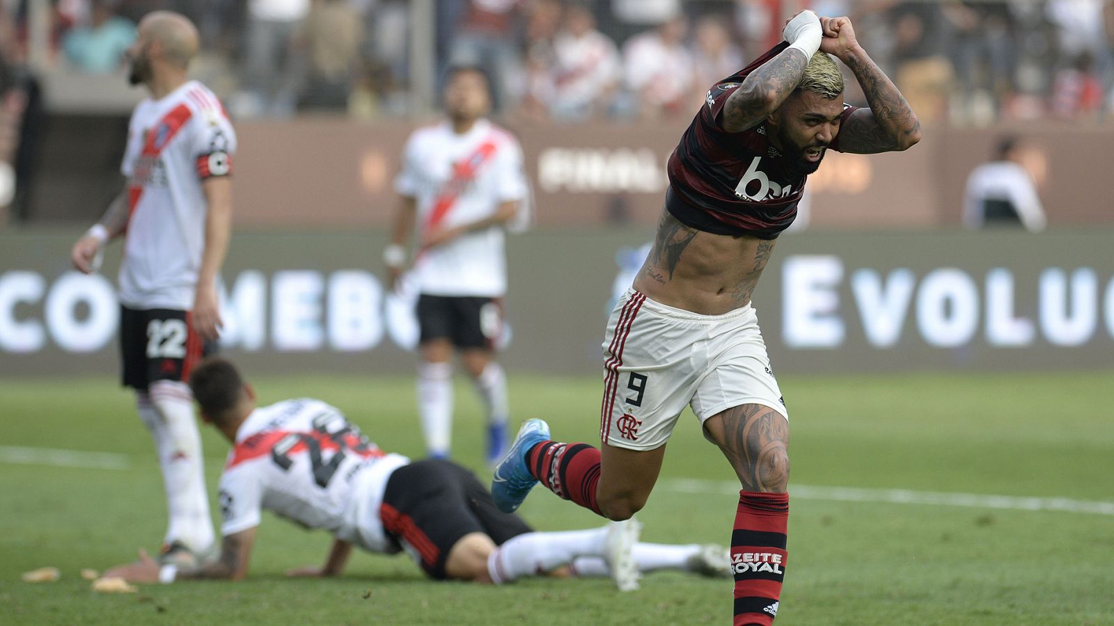 'Gabigol', héroe del Flamengo con dos goles en la final de la Libertadores.
