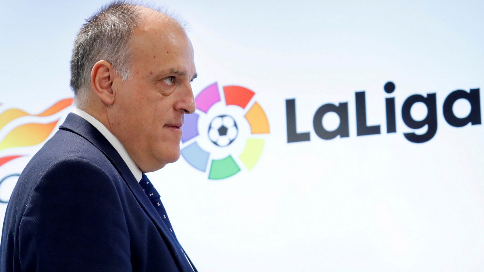 El presidente de LaLiga, Javier Tebas, en imagen de archivo.