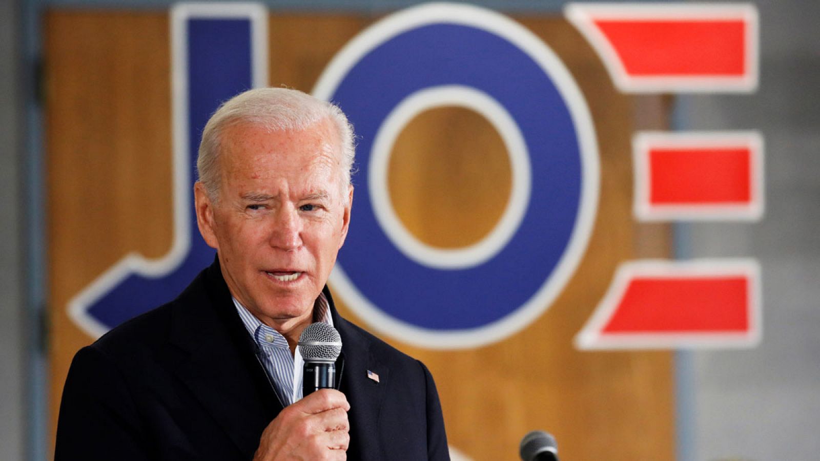 El exvicepresidente de Estados Unidos y aspirante presidencial del Partido Demócrata, Joe Biden, en un acto el 5 de diciembre de 2019.