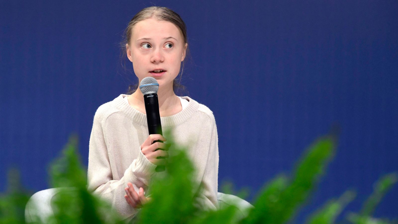Greta Thunberg, durante su intervención del martes en la Cumbre del Clima (COP25).