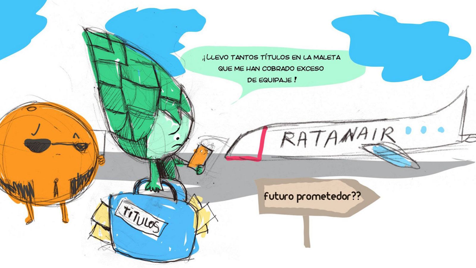 Viñeta de '¡Tierra trágame!'