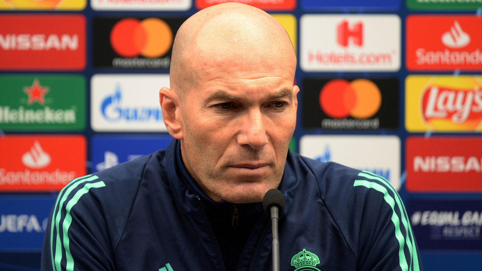 Zidane, en rueda de prensa.