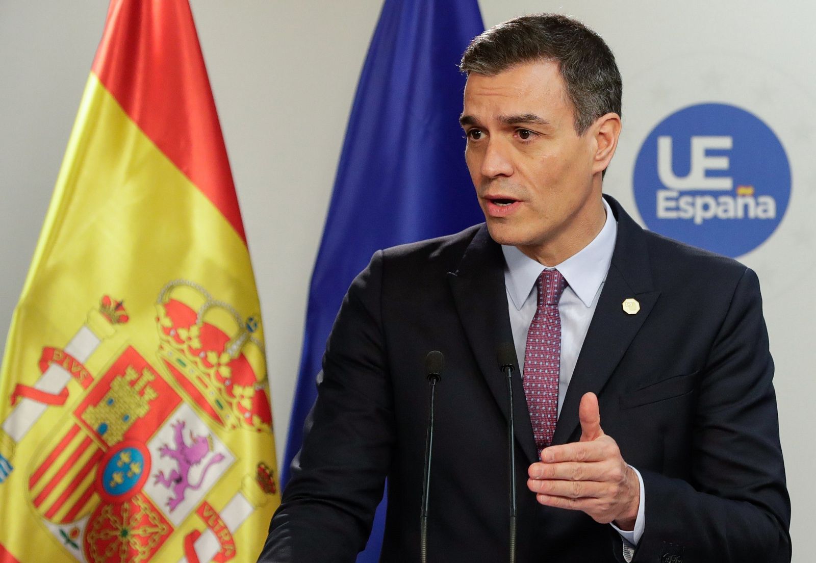 El presidente del Gobierno en funciones, Pedro Sánchez, esta semana durante el Consejo Europeo.