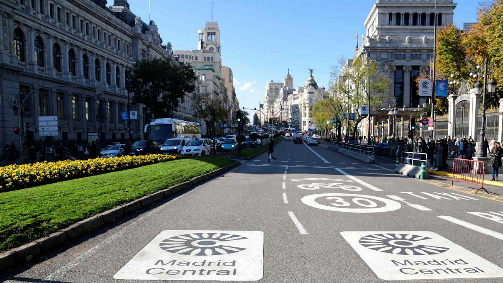 Zona de Madrid declarada baja en emisiones.