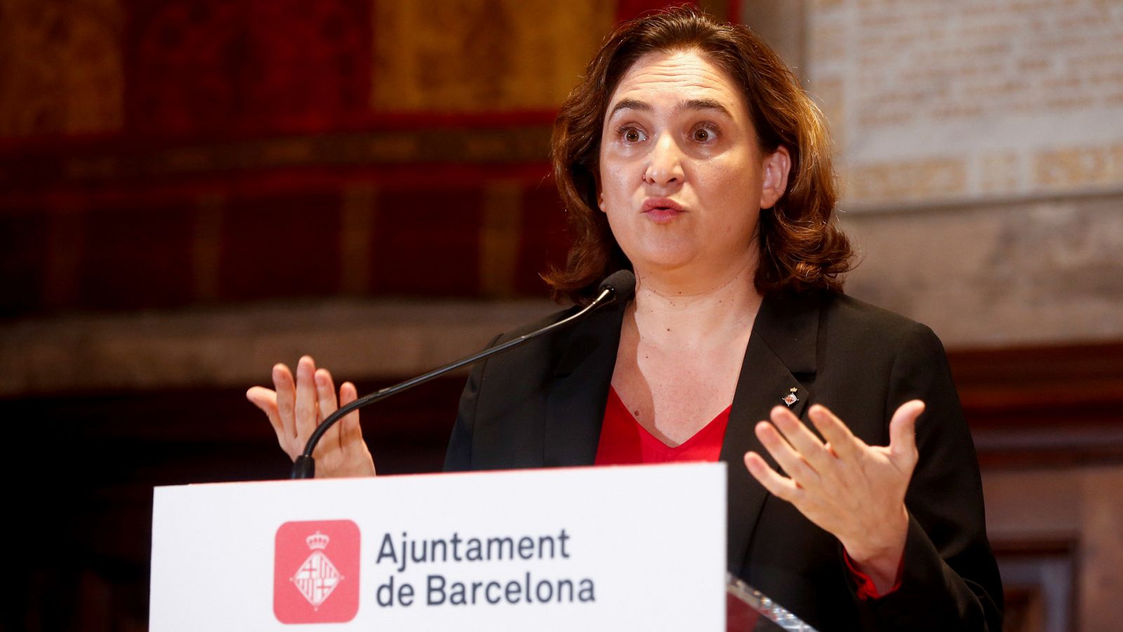 La alcaldesa de Barcelona, Ada Colau, en una imagen de archivo