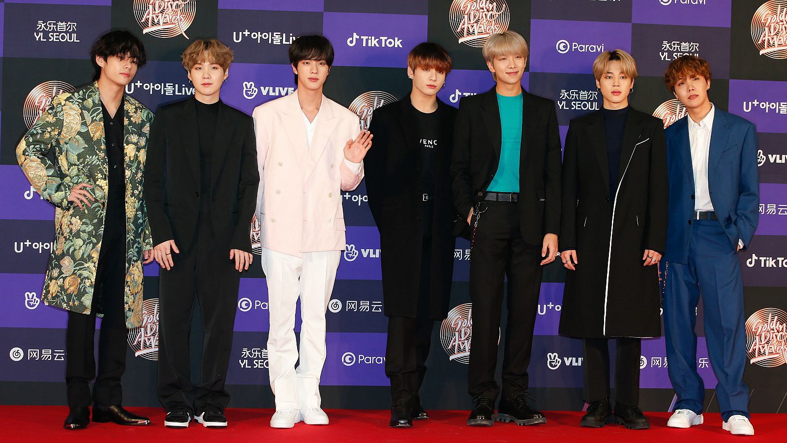 BTS en los Golden Disk Awards en Seúl el pasado 5 de enero