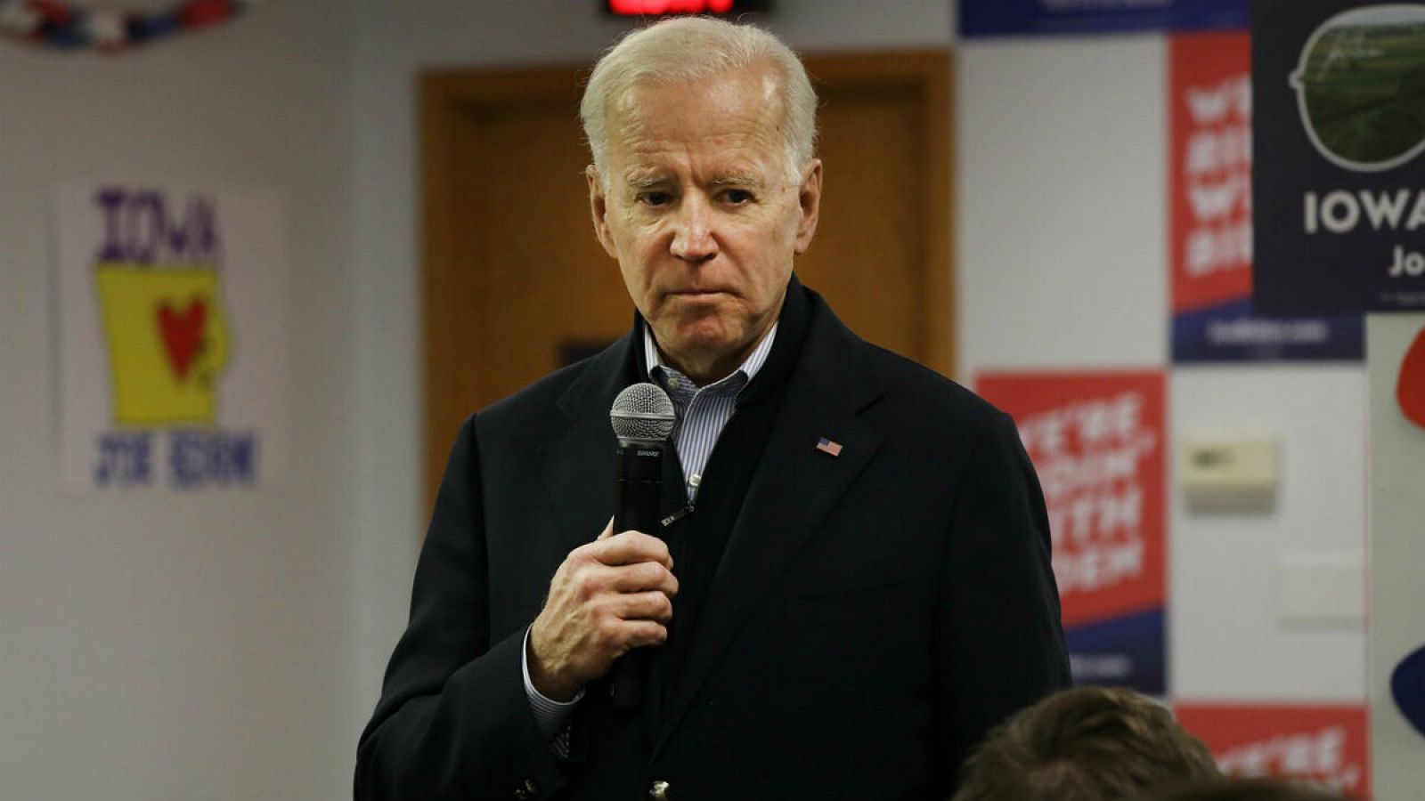El exvicepresidente de Estados Unidos, Joe Biden, en un acto de campaña para las elecciones presidenciales estadounidenses.