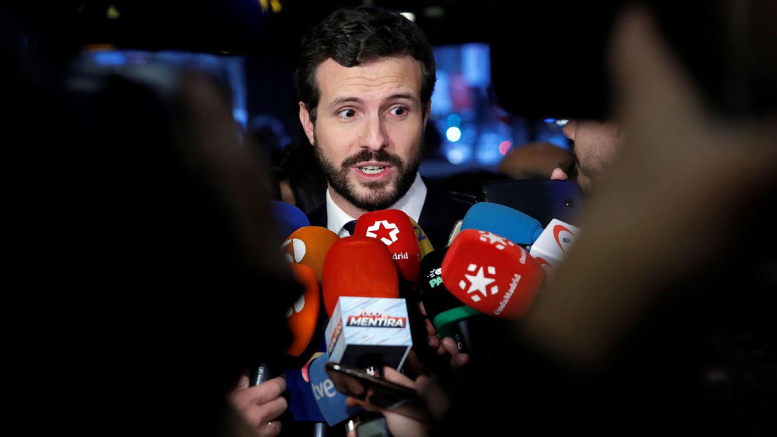 El líder del Partido Popular, Pablo Casado