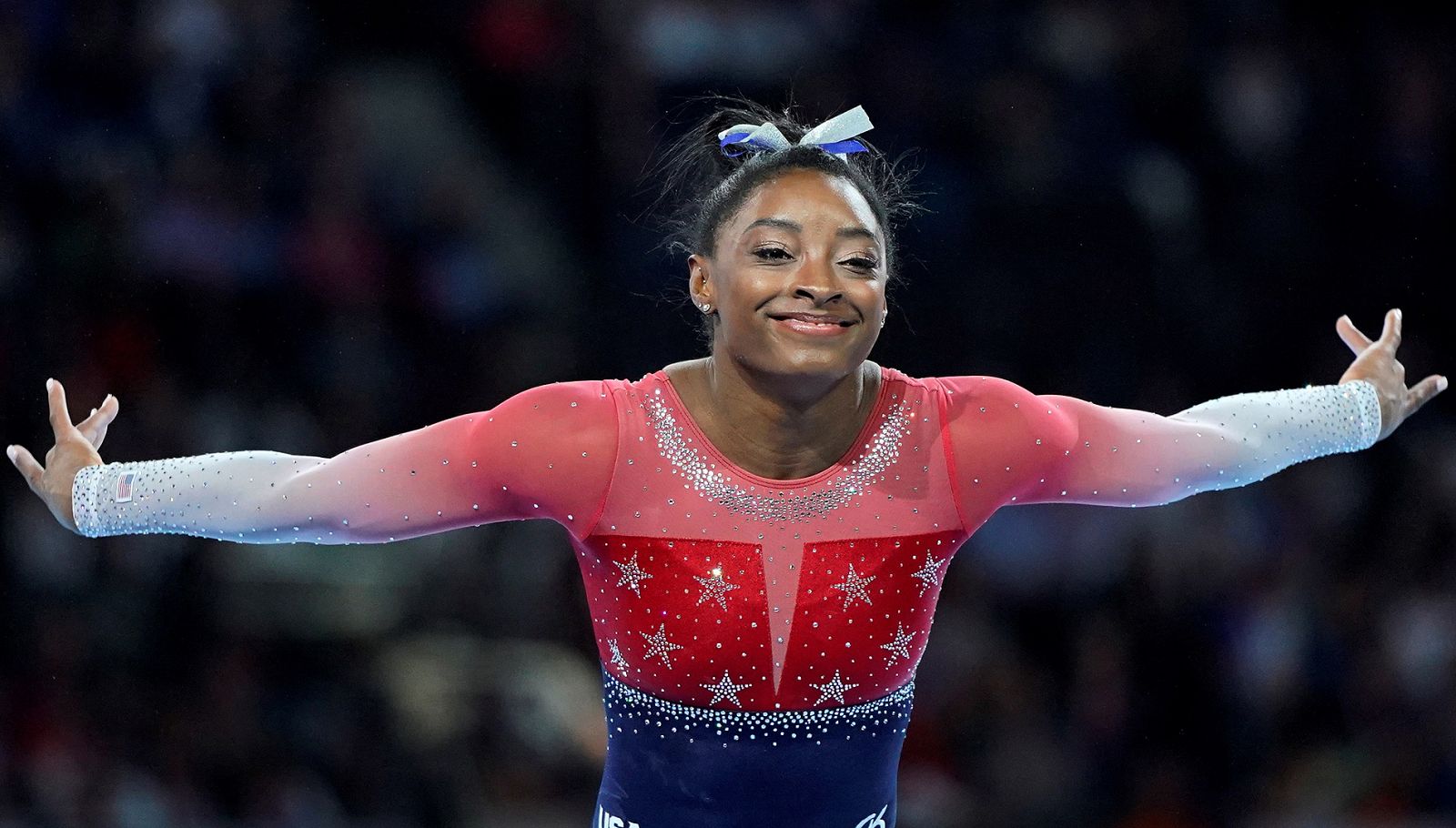 Simone Biles, en los pasados Mundiales de gimnasia.