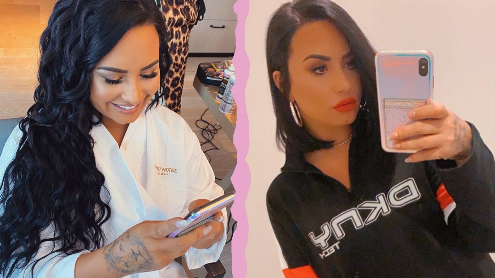  Demi Lovato antes y después de la Super Bowl