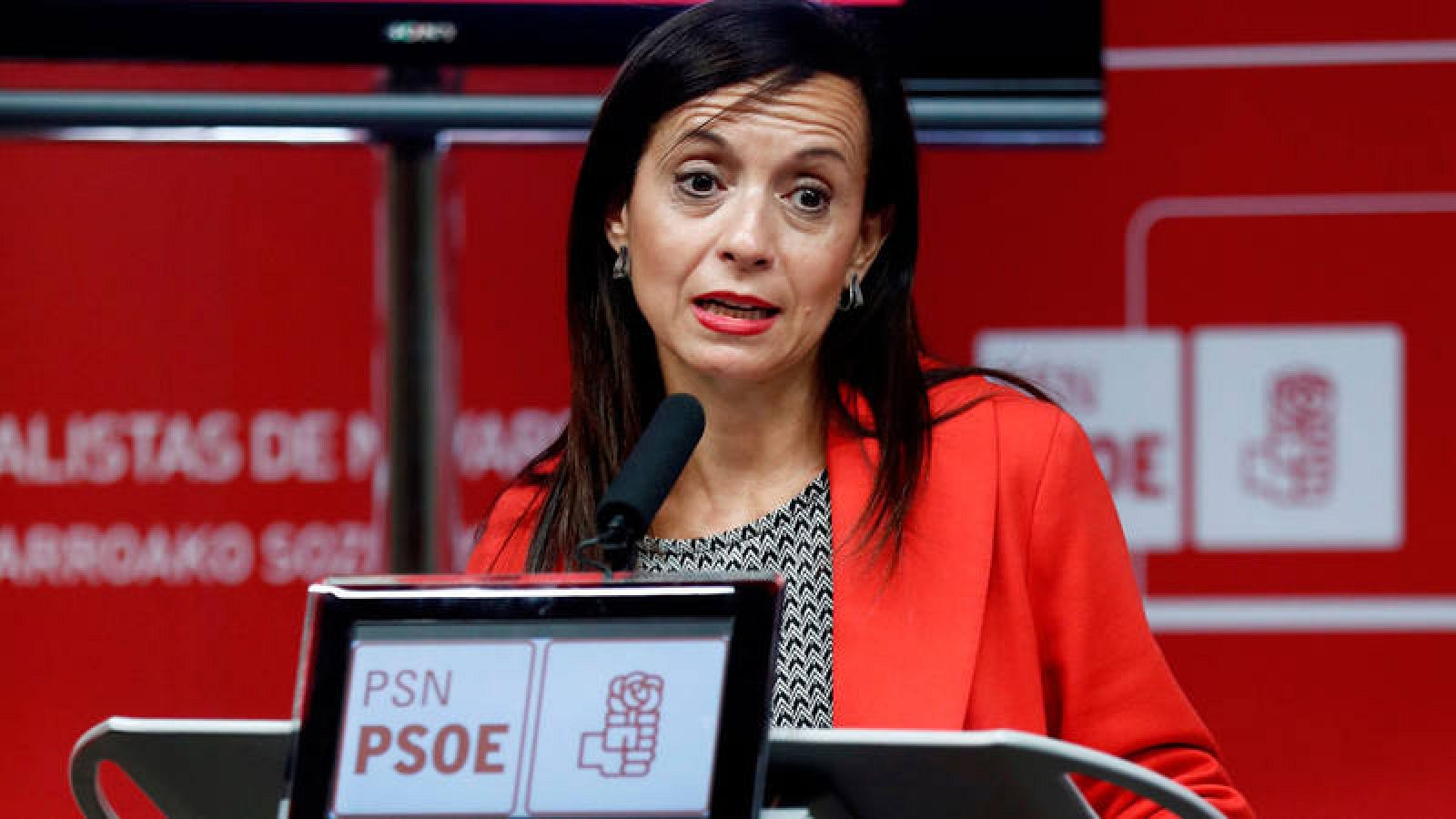 Beatriz Corredor durante su intervención en un acto con simpatizantes y afiliados socialistas para conmemorar el 140 aniversario del PSOE