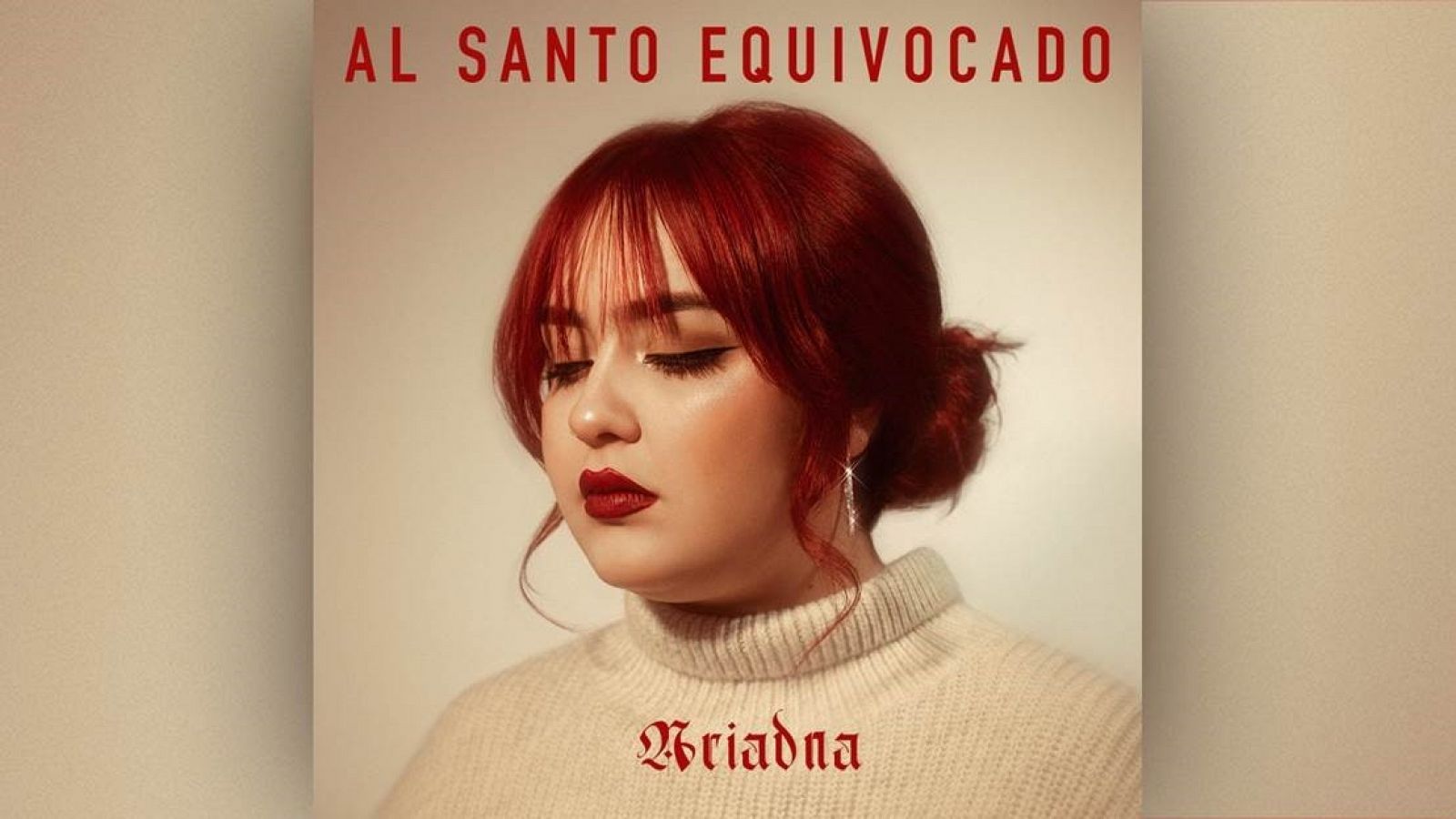 Ariadna presenta su single "Al santo equivocado"