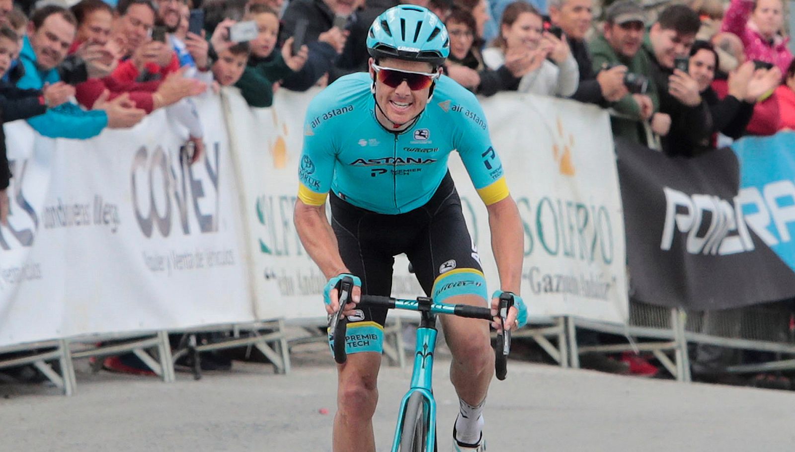 El danés Jakob Fuglsang (Astaná), en la pasada Vuelta a Andalucía.