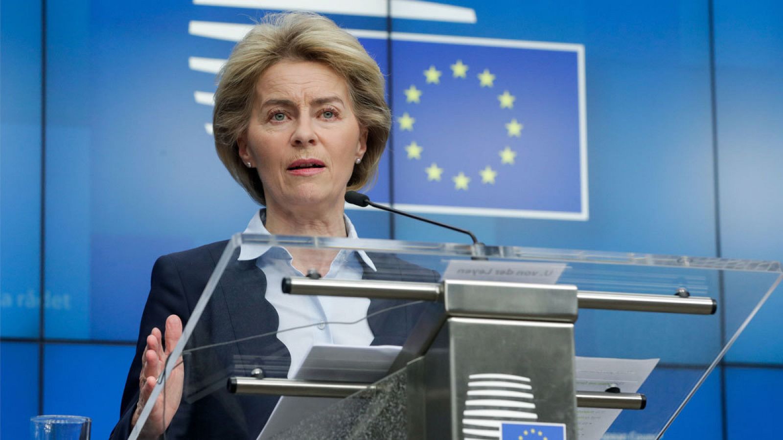  La presidenta de la Comisión Europea, Ursula von der Leyen