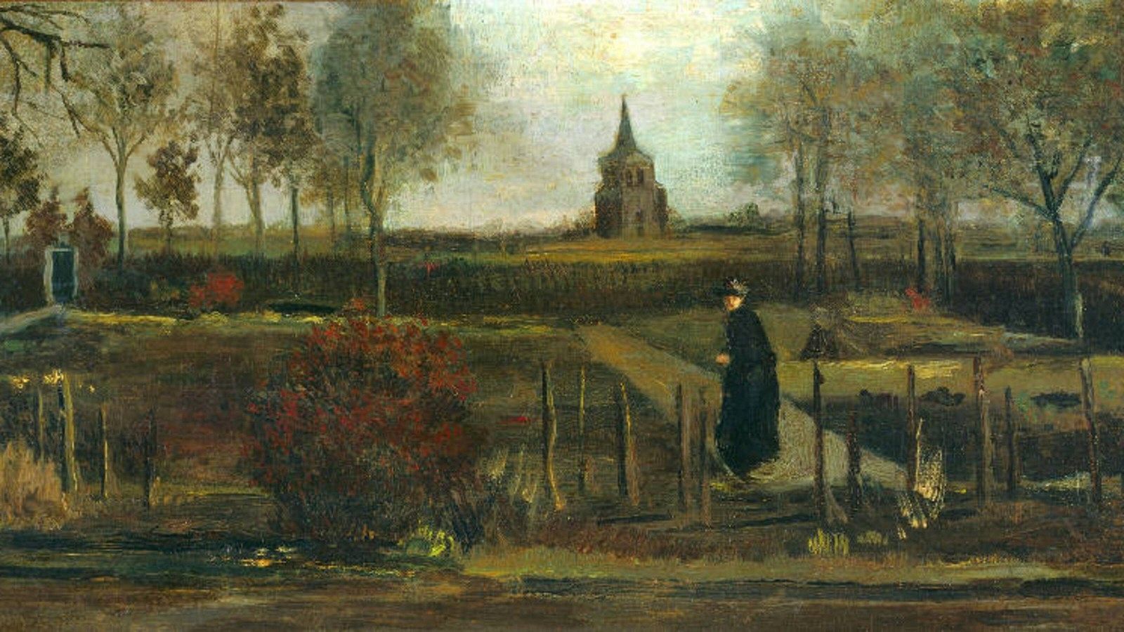Detalle del cuadro 'Spring garden', de Van Gogh