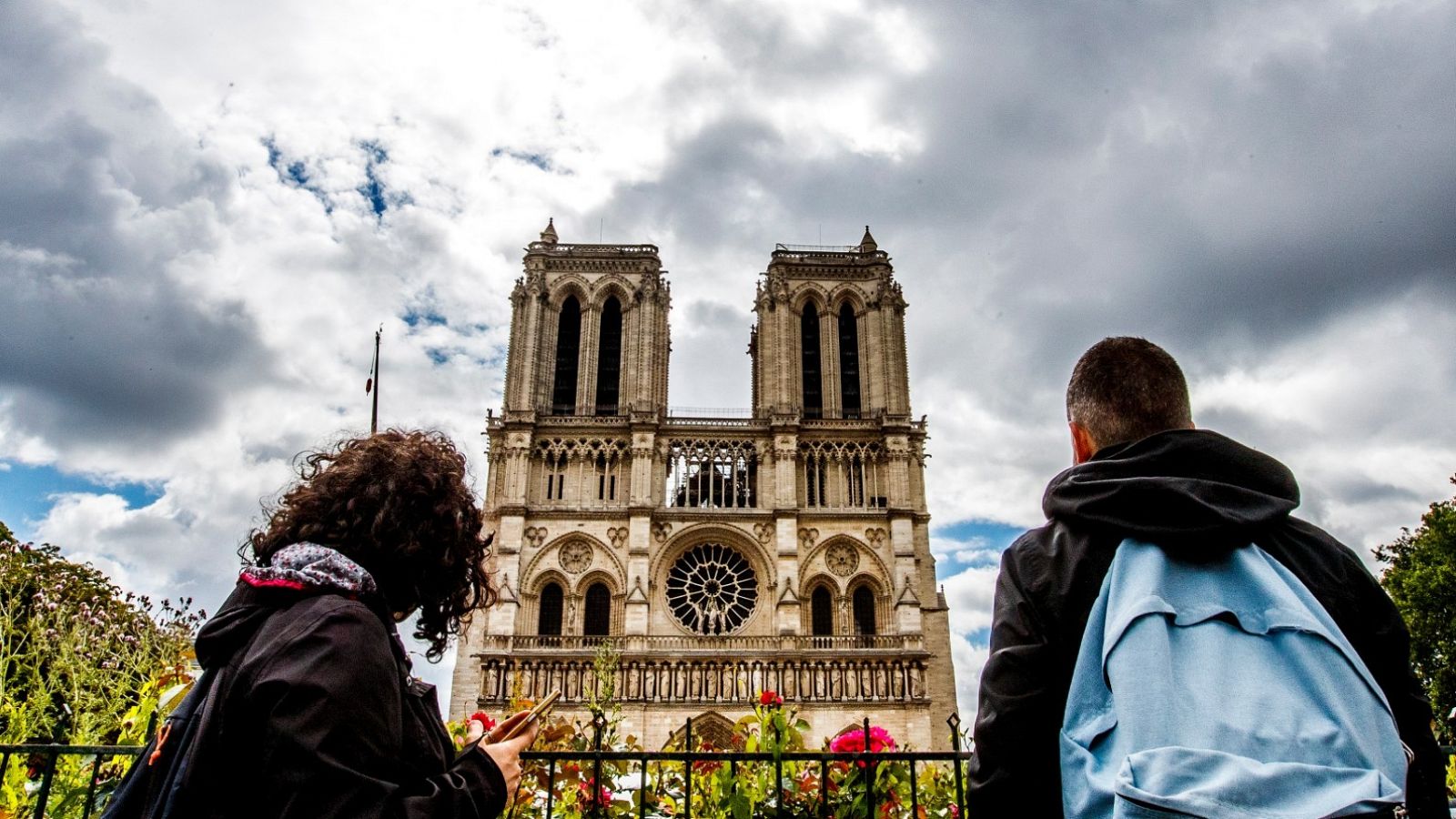  Vista de la catedral de Notre Dame 