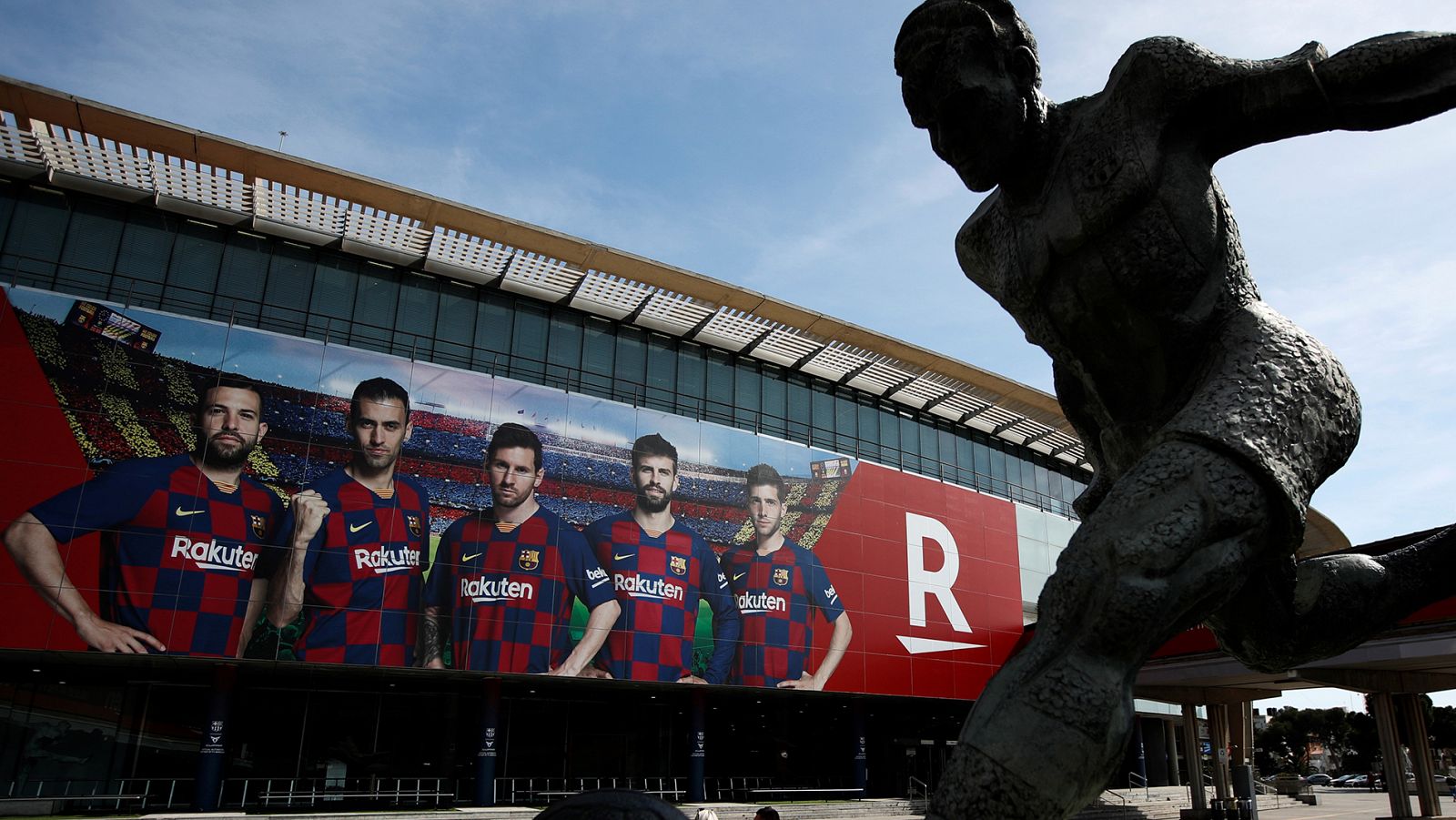 Fachada del Camp Nou.