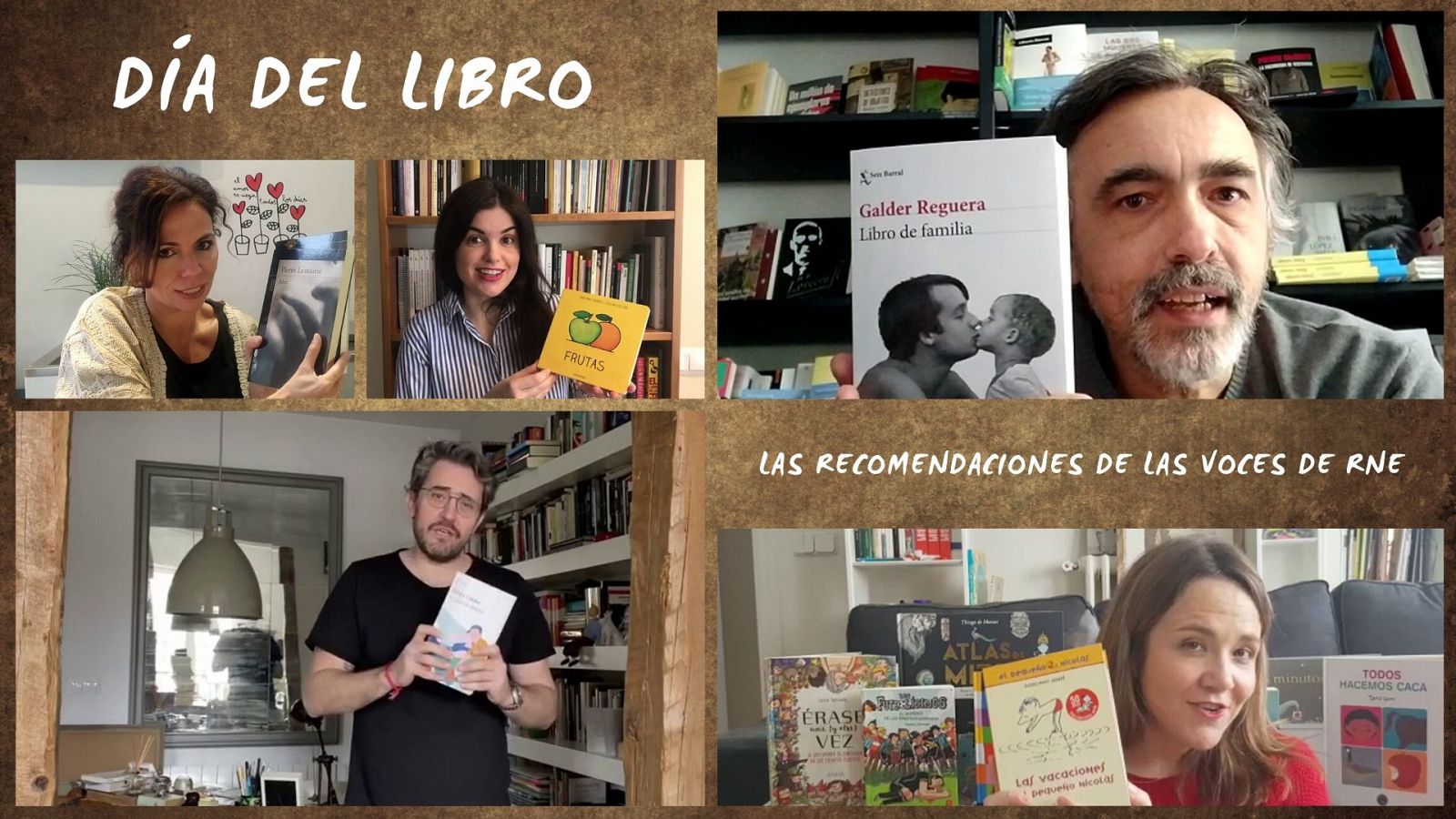 Apunta los libros que nos sugieren estas cinco voces de RNE, ¡no te arrepentirás!