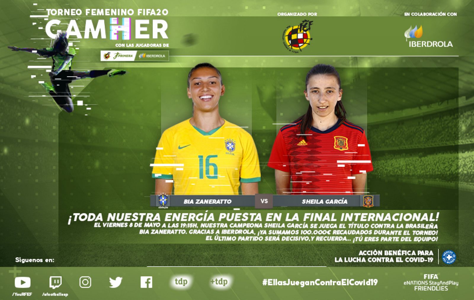 Cartel anunciador de la final del GamHer