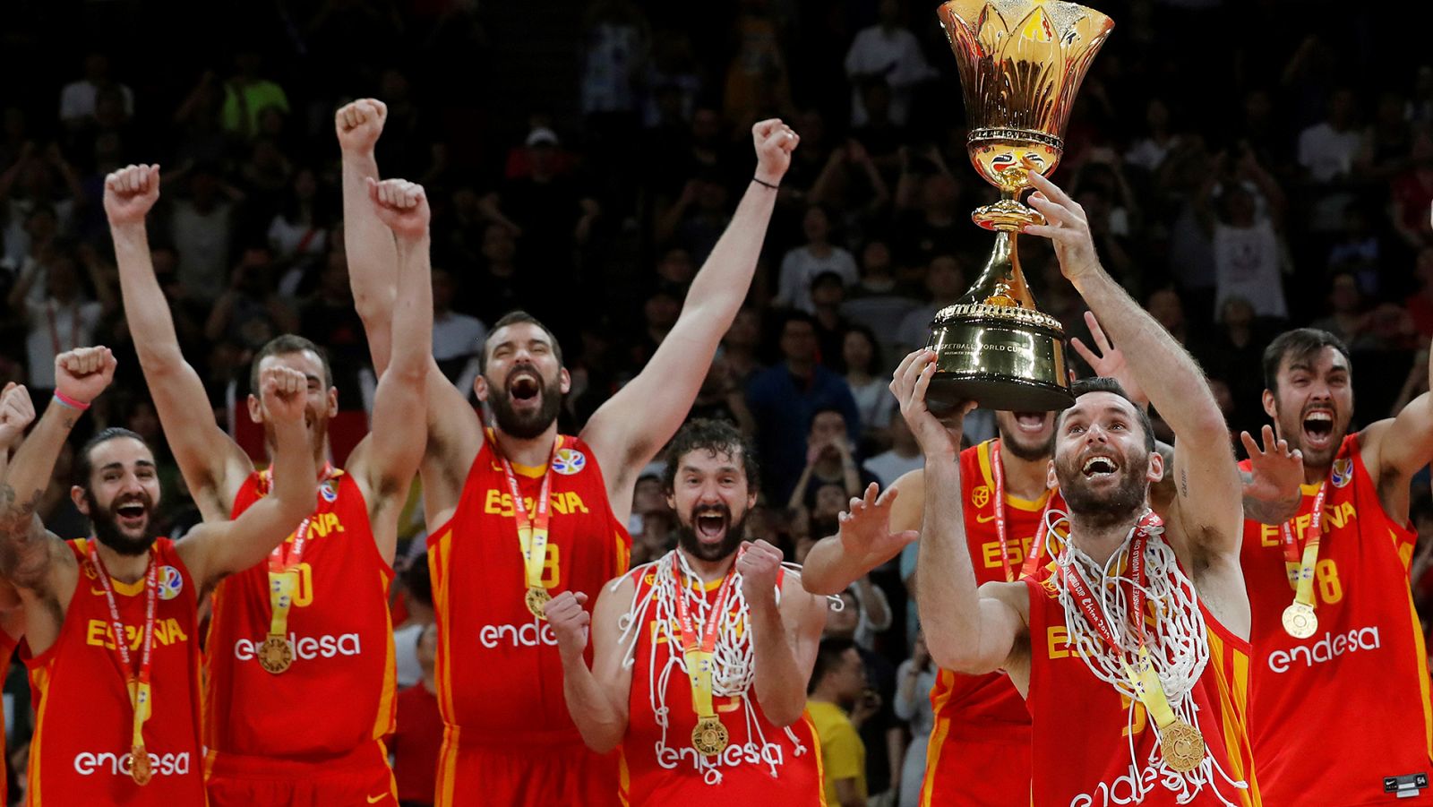 España, vigente campeona del mundo de baloncesto.