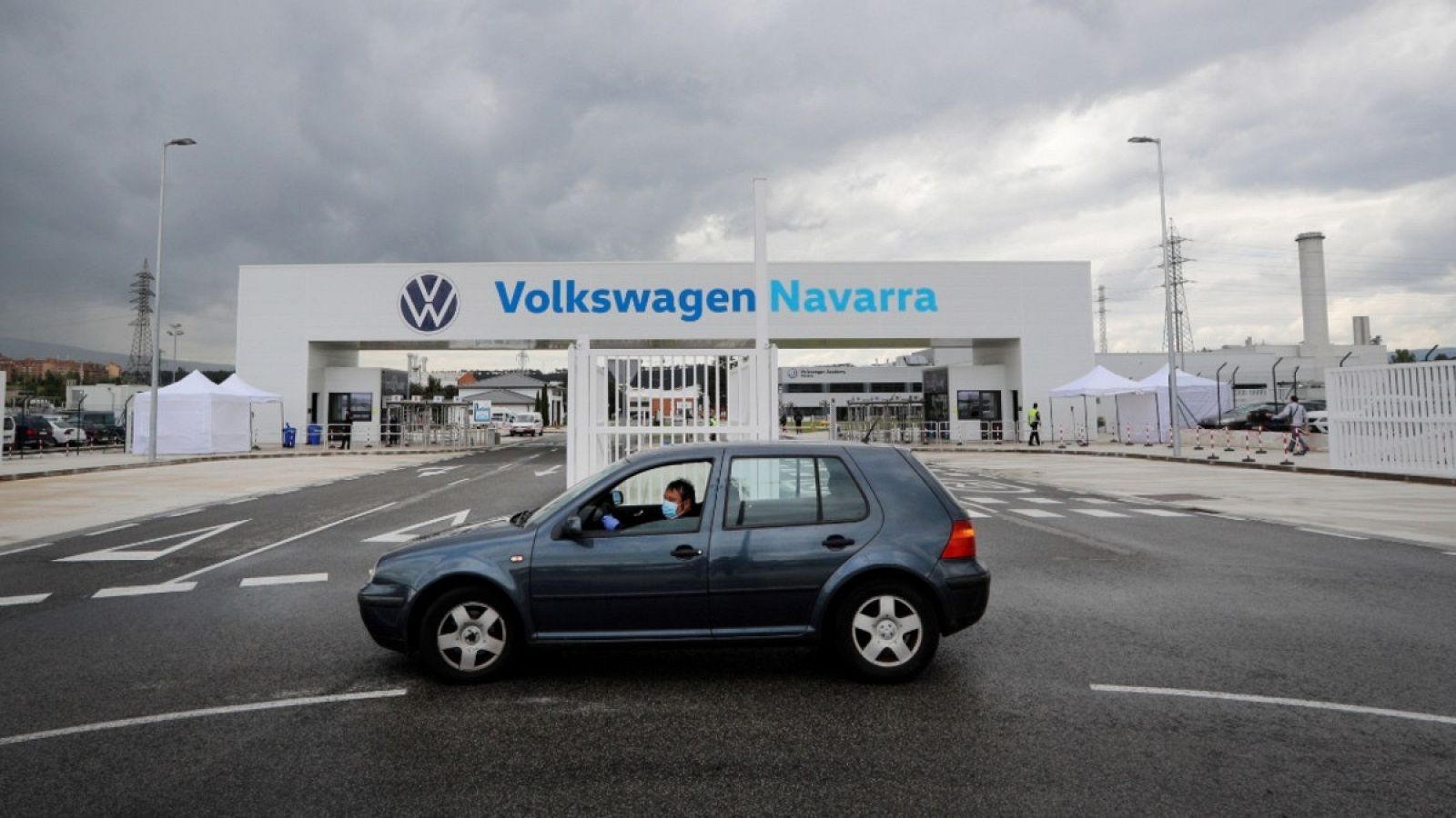 Imagen de la planta navarra de Volkswagen.