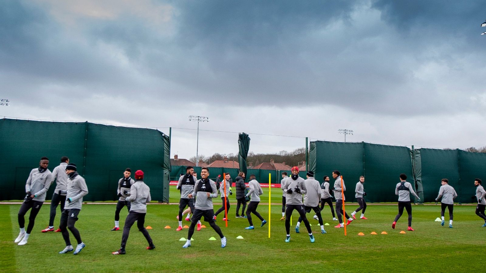 Entrenamiento del Liverpool.