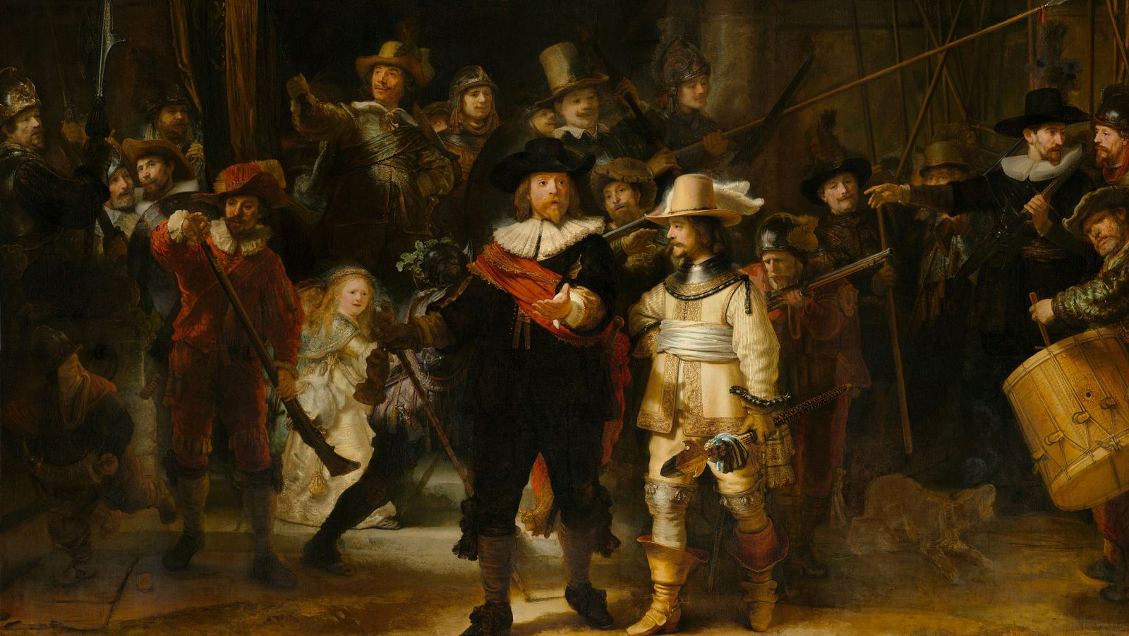 La pintura 'La ronda de noche' de Rembrandt (1642) es el símbolo de Ámsterdam 