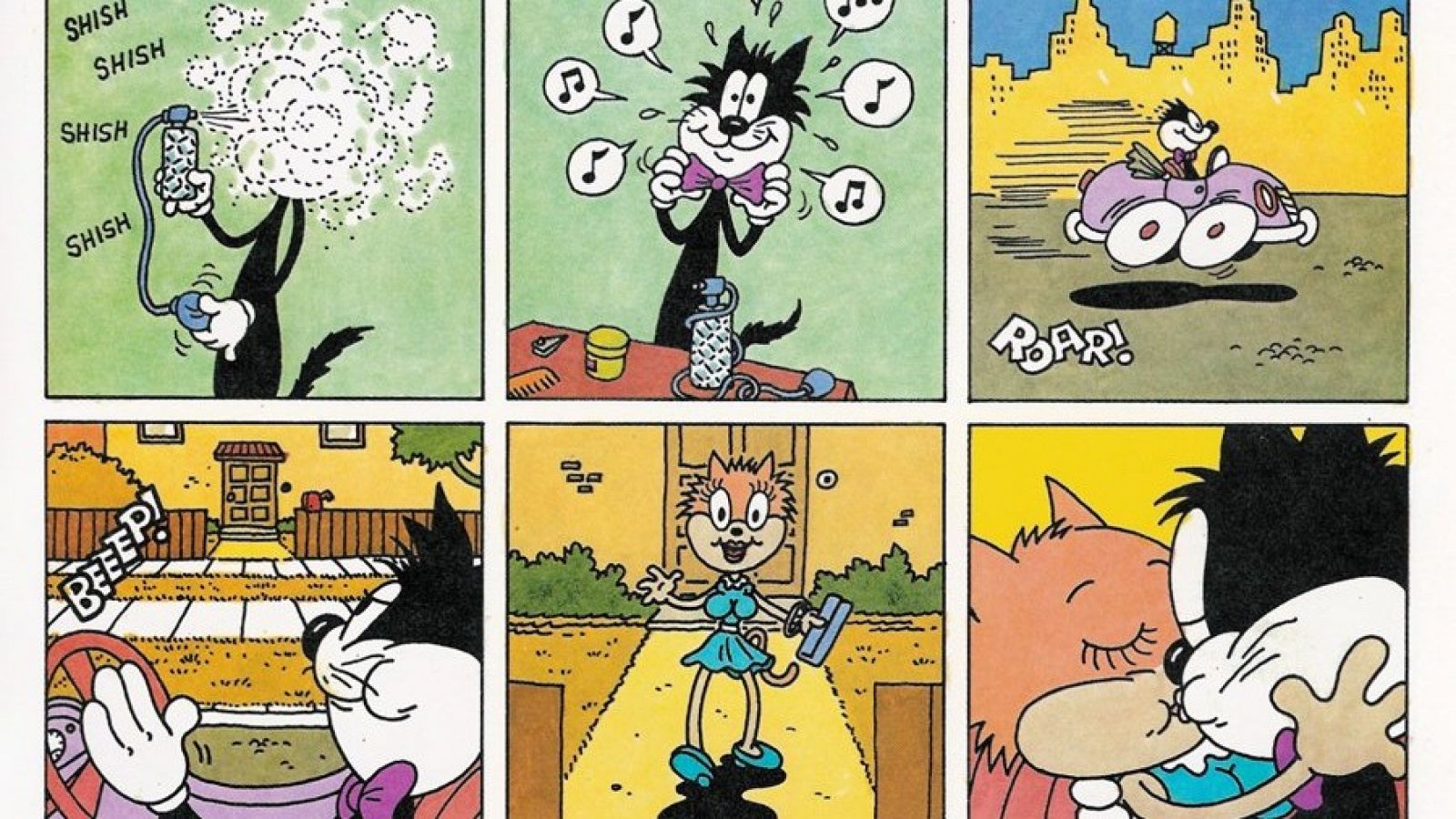 Viñetas de 'Squeak the Mouse'