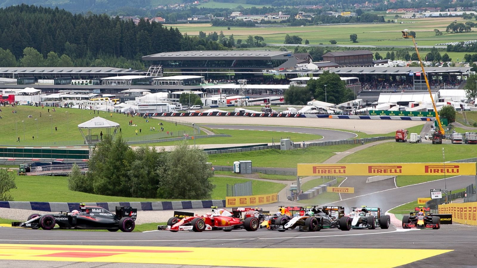 Imagen de archivo del circuito de Spielberg, en Austria, donde se iniciará el Mundial 2020.