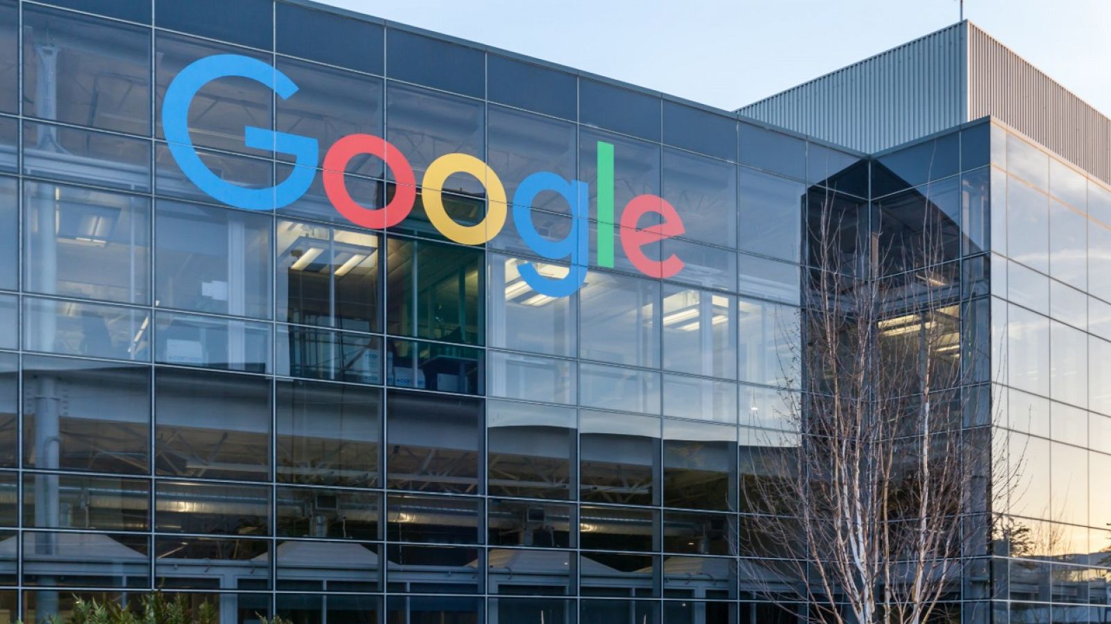 Fachada del edificio de Google en Silicon Valley