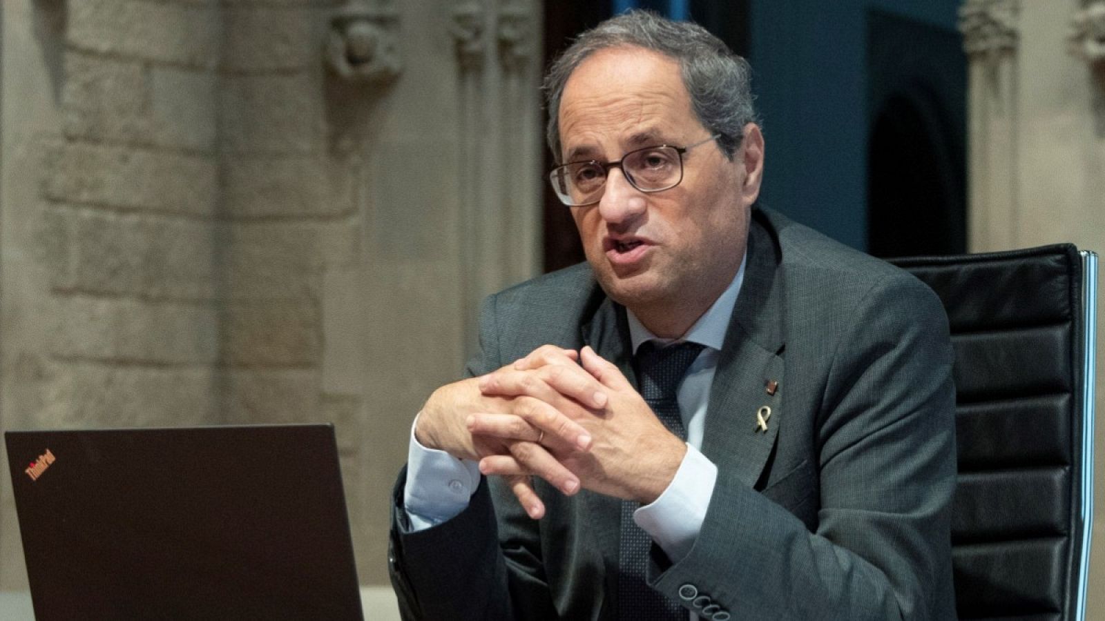 El presidente de la Generalitat, Quim Torra