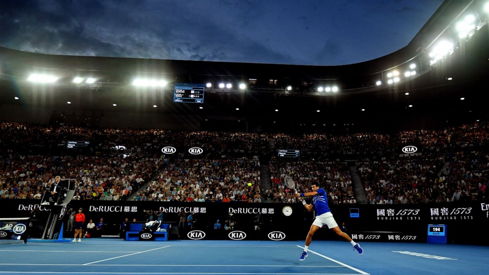 El tenista serbio Novak Djokovic durante el pasado Abierto de Australia.
