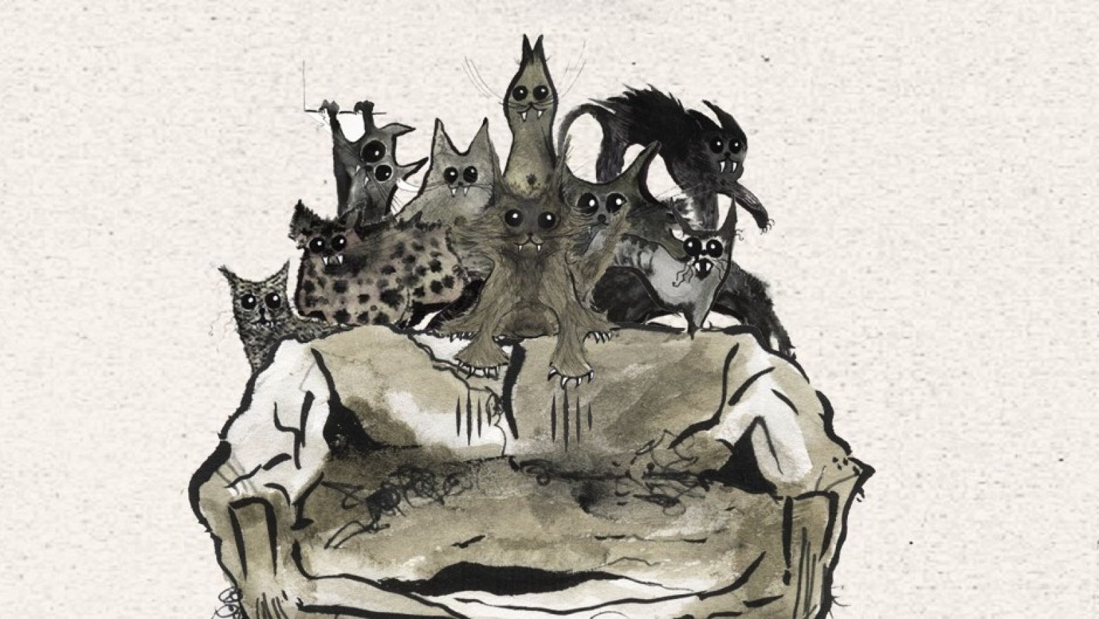 Detalle de la portada de 'Gatos repudiados'