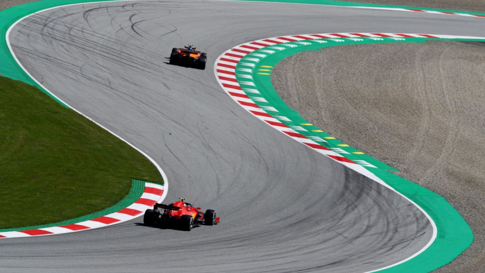 Imagen del GP de Estiria de F1 en el circuito de Spielberg (Austria).