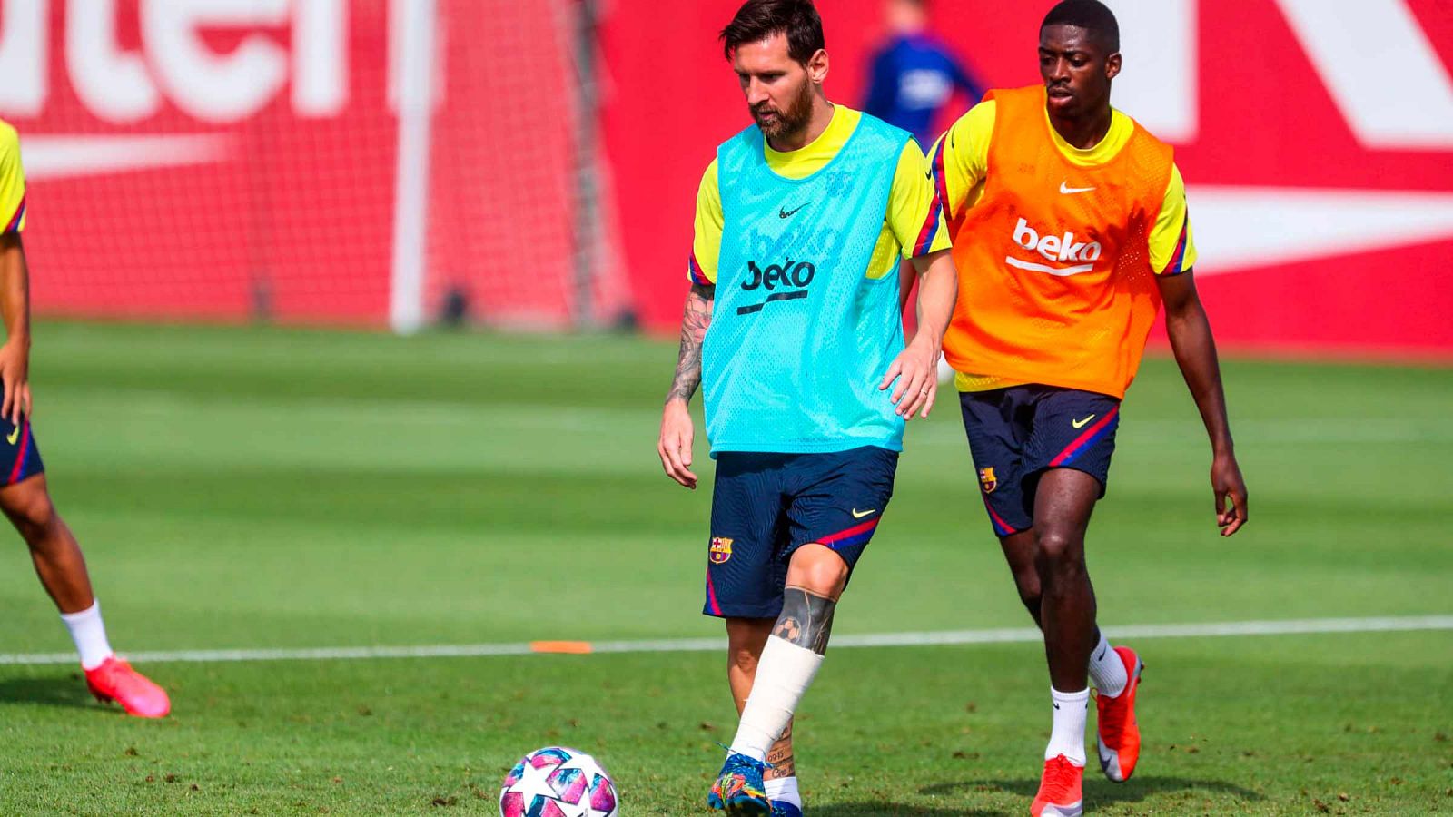 Dembélé y Messi