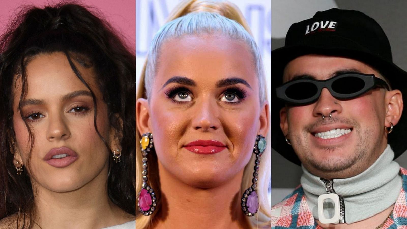 Katy Perry se declara fan de Rosalía y Bad Bunny 