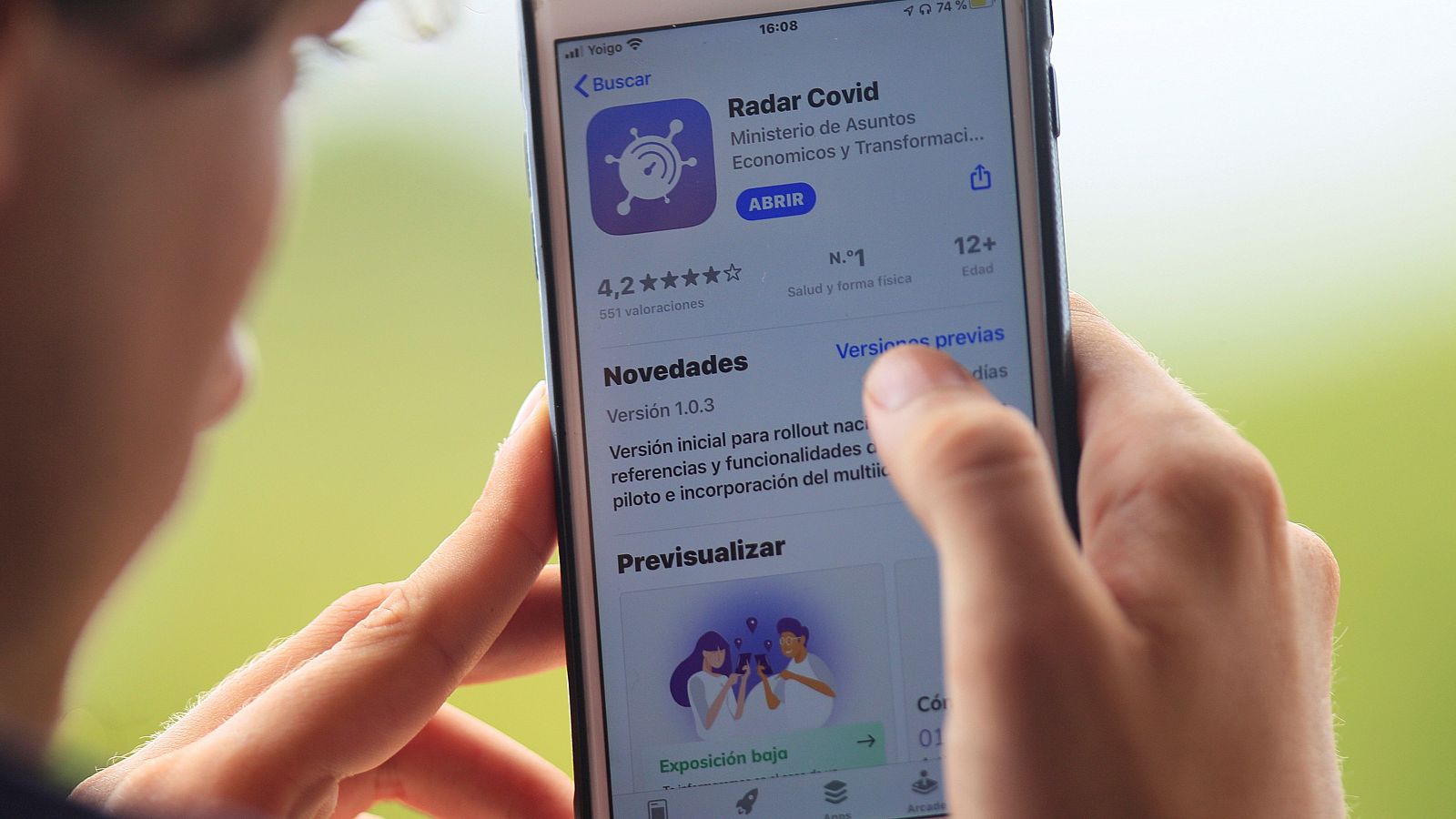 'Radar COVID' cuenta ya con unos dos millones de descargas en sus versiones Android e iOS.