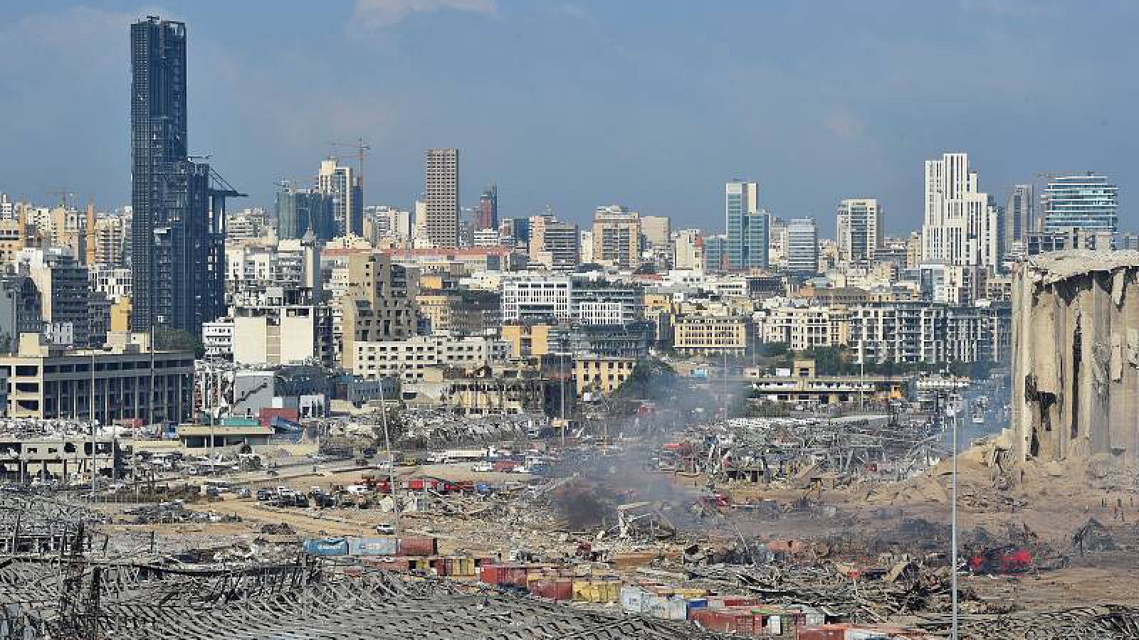 Beirut, devastada por la explosión