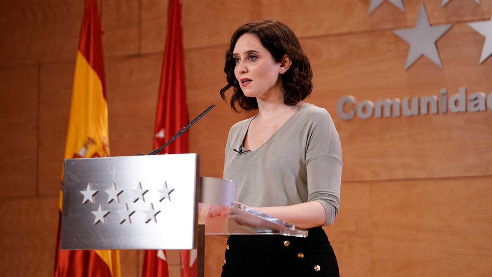  La presidenta de la Comunidad de Madrid, Isabel Díaz Ayuso, en una imagen de archivo.