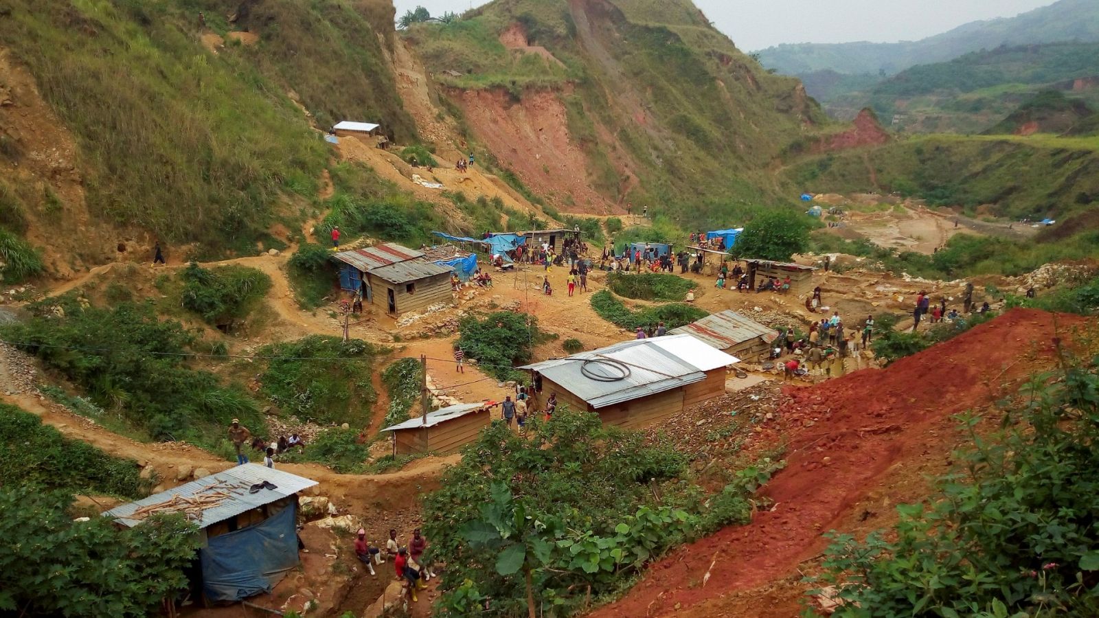 Imagen de archivo de una mina de oro cerca de Kamituga, en la República Democrática del Congo.