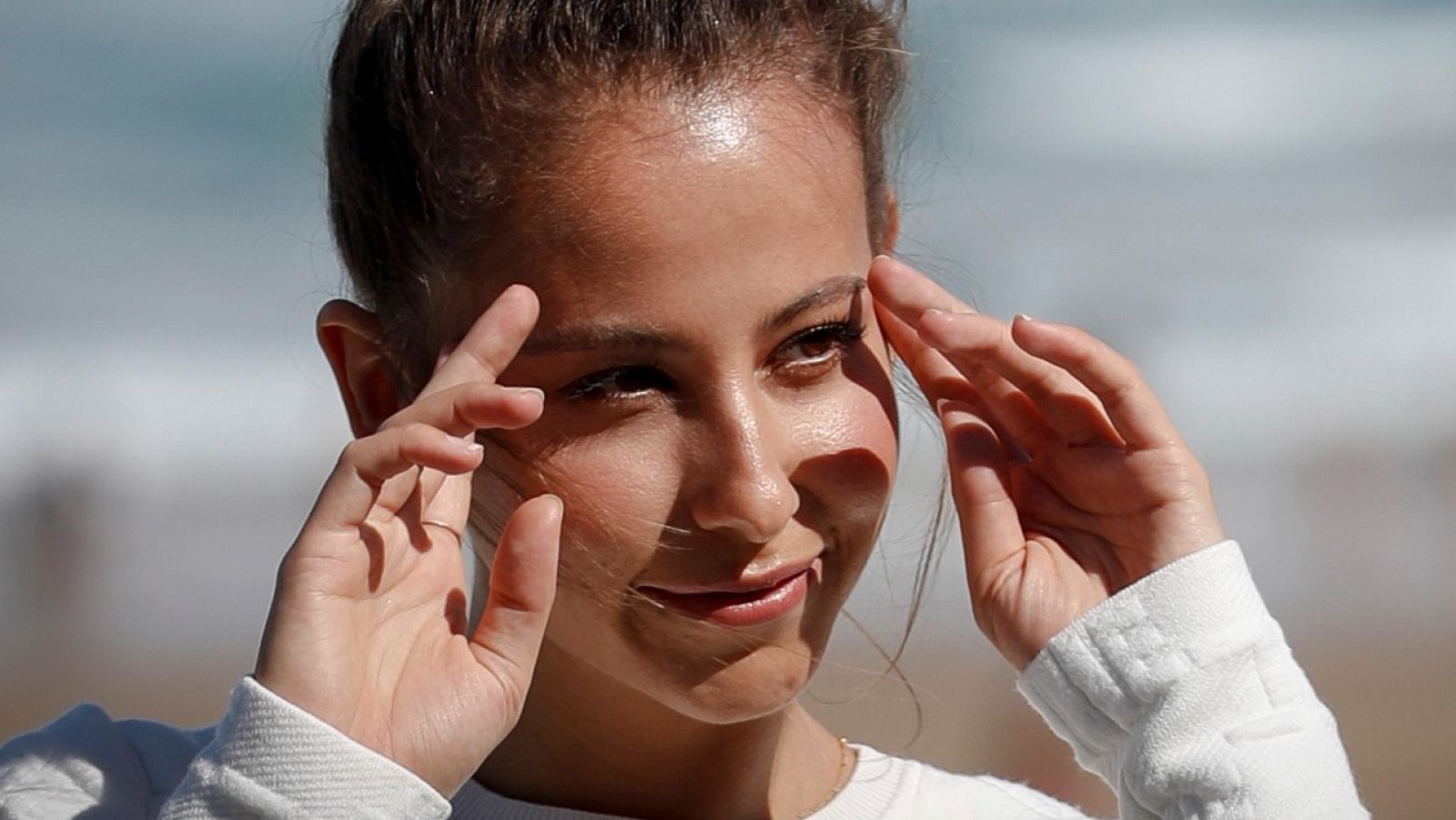 Irene Escolar en el Festival de San Sebastián.