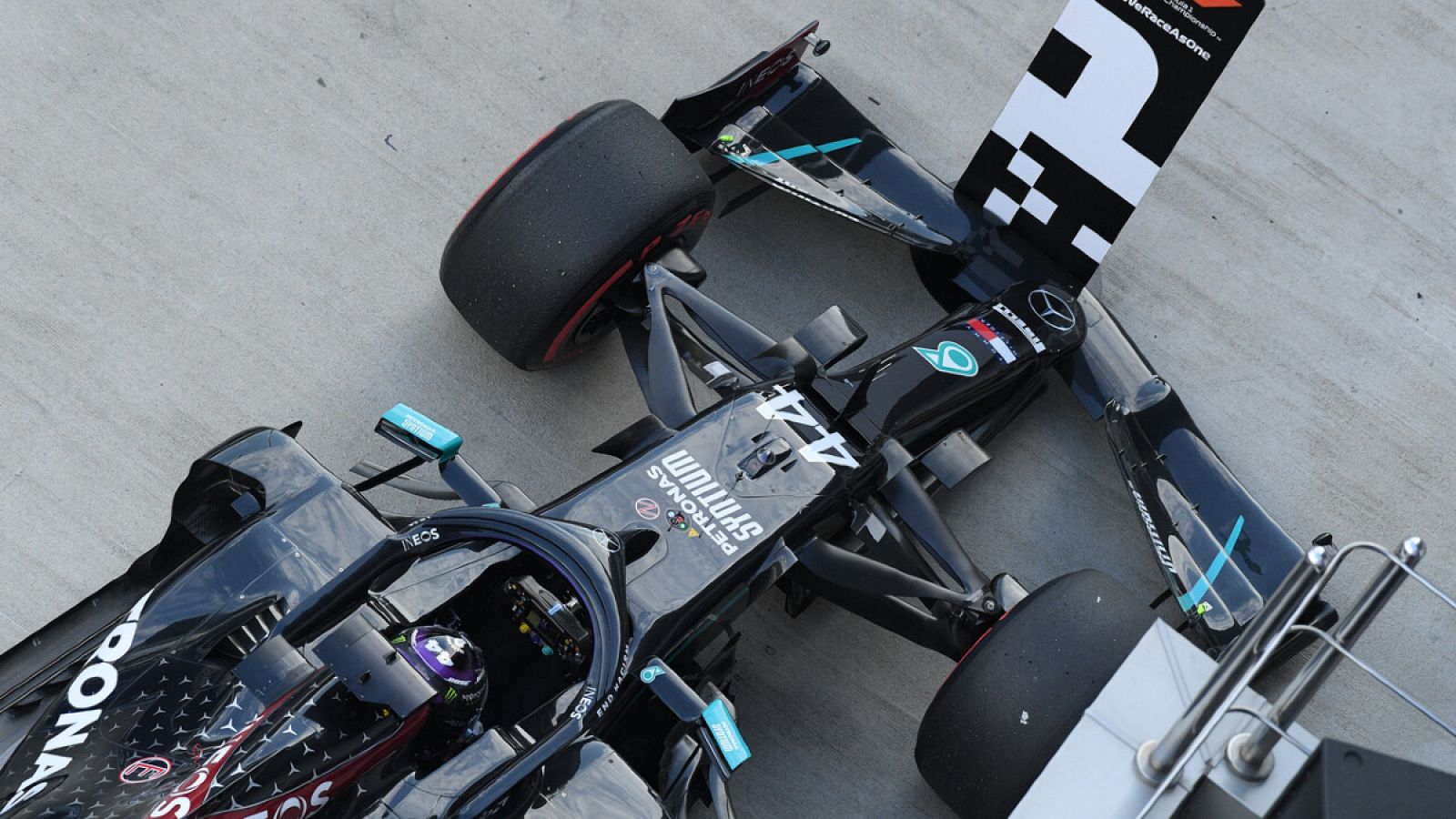 Imagen: Lewis Hamilton saldrá desde la primera posición en Rusia