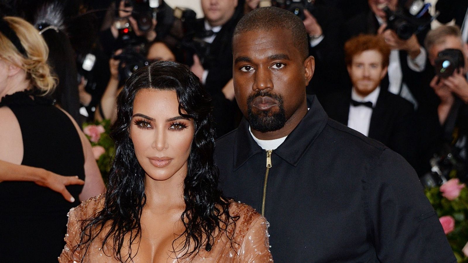 Kim Kardashian y su marido, el rapero Kanye West