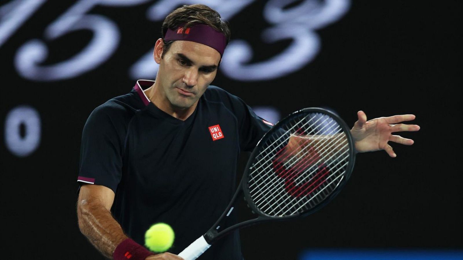 El tenista suizo Roger Federer en una de sus participaciones en el Abierto de Australia.