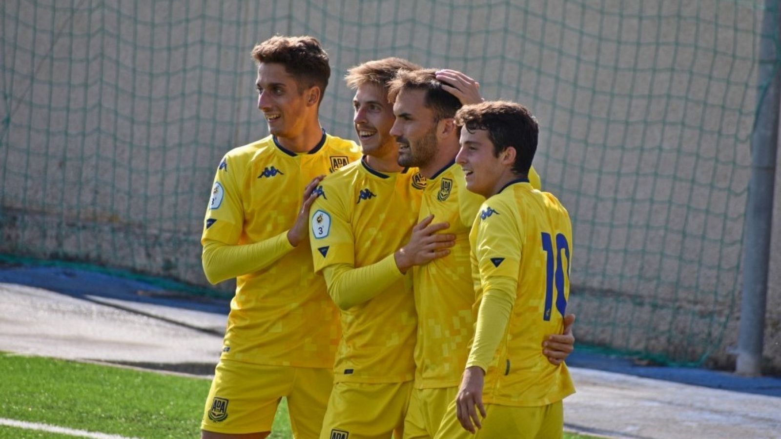 Imagen de los jugadores del Alcorcón.