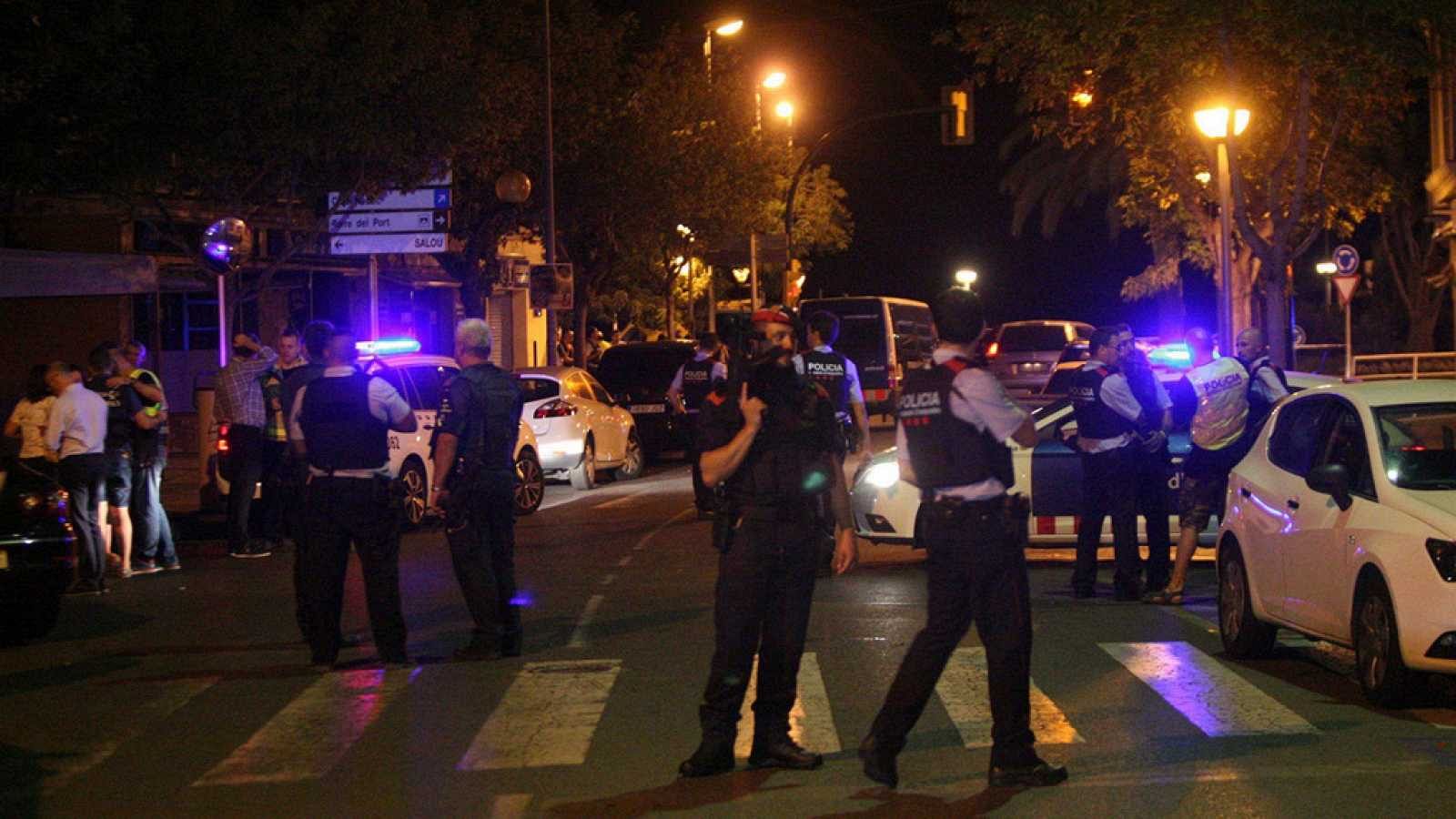 Imagen de la noche en que las fuerzas de seguridad abatieron a cinco de los terroristas presuntamente implicados en los atentados.