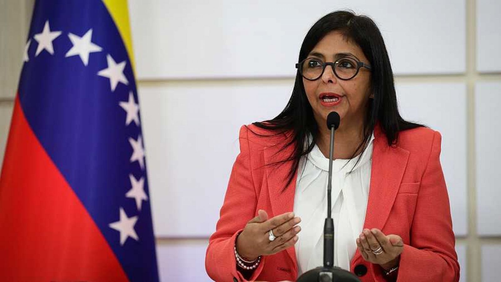 La vicepresidenta venezolana, Delcy Rodríguez, en una imagen de archivo.